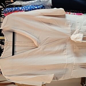 3X Cream Jumpsuit